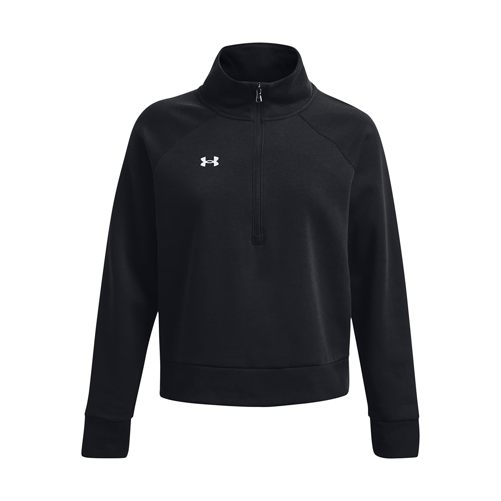 Sieviešu hoodies Under Armour Rival Fleece HZ Black/ White
