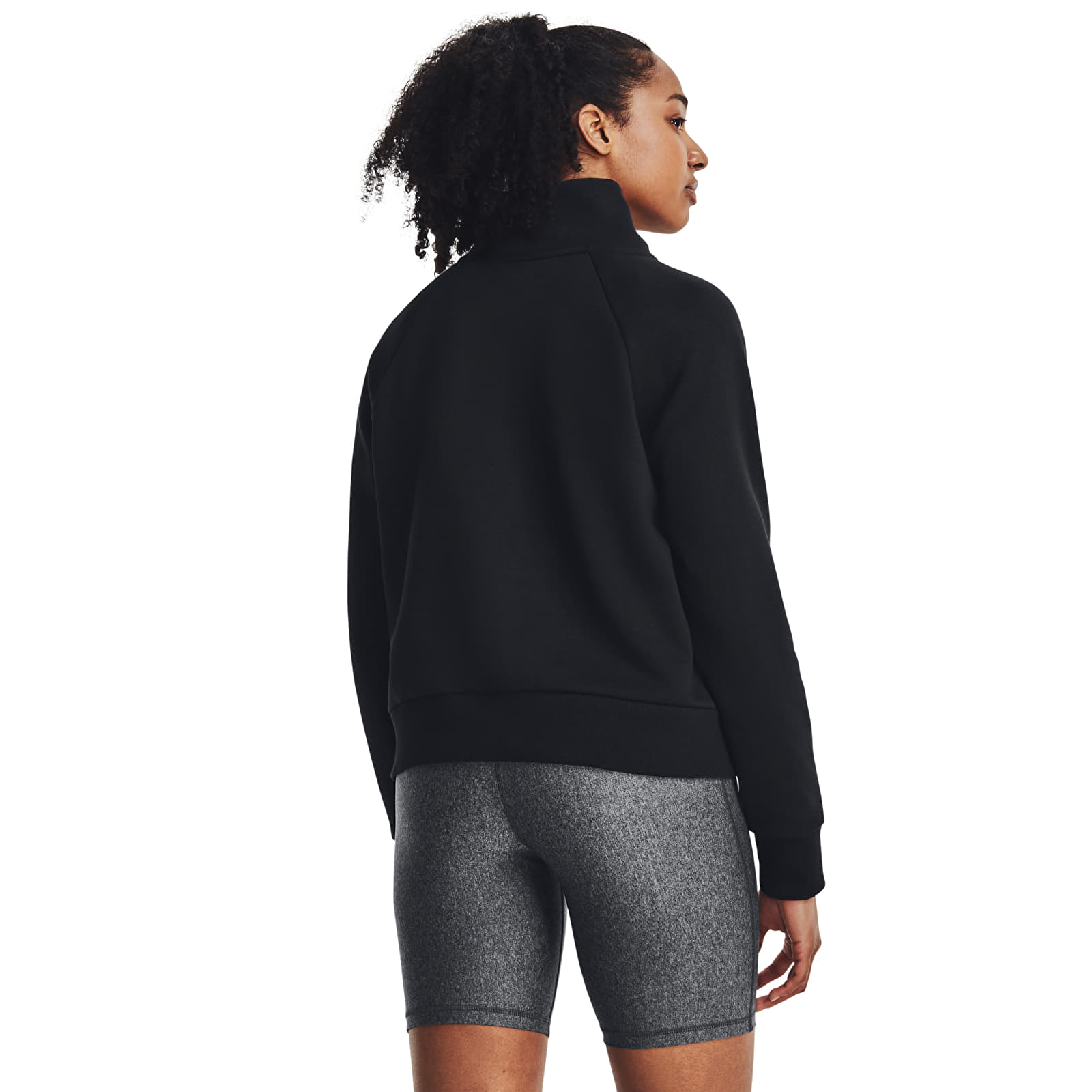 Sieviešu hoodies Under Armour Rival Fleece HZ Black/ White