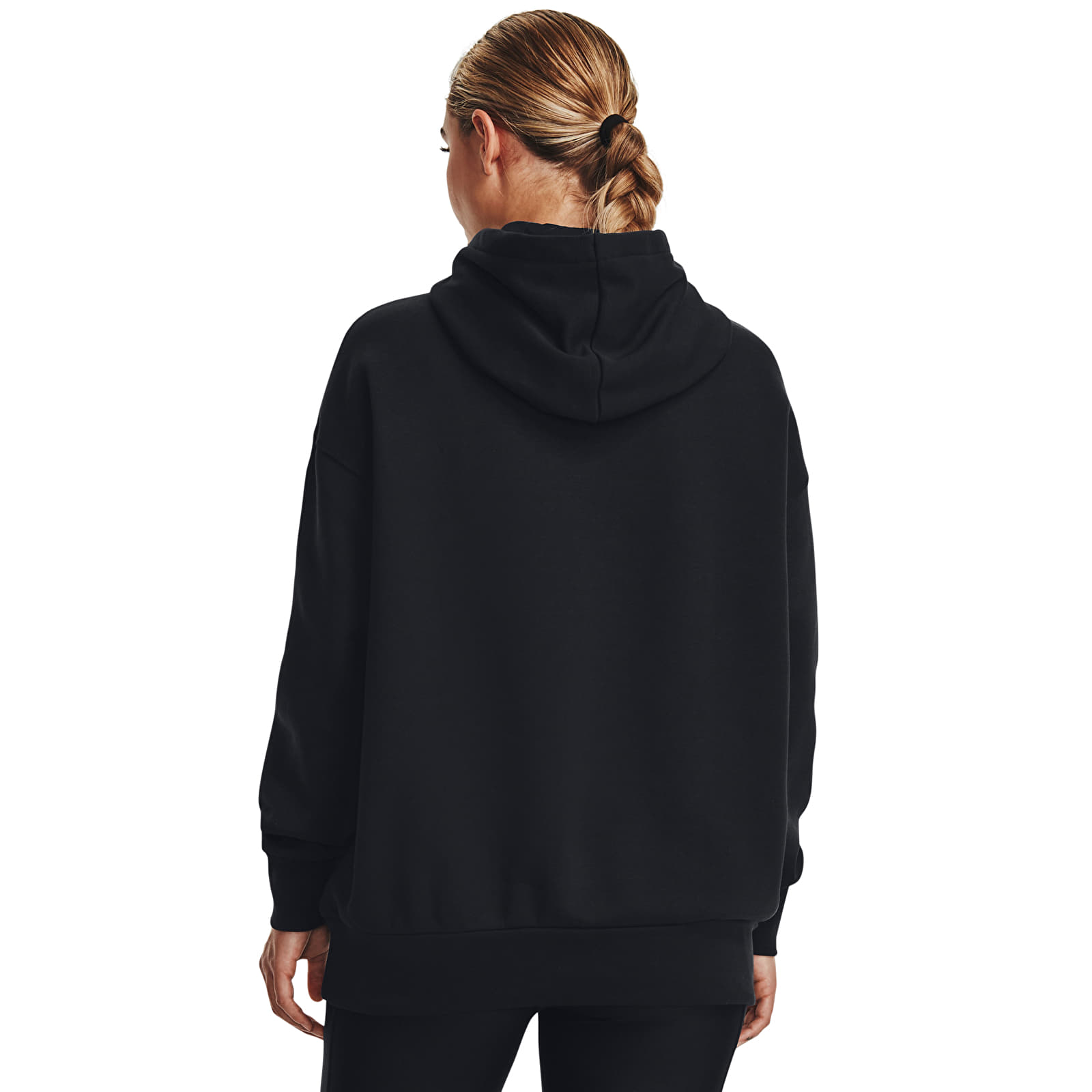 Дамски суичъри Under Armour Icon Fleece OS Hoodie Black/ White
