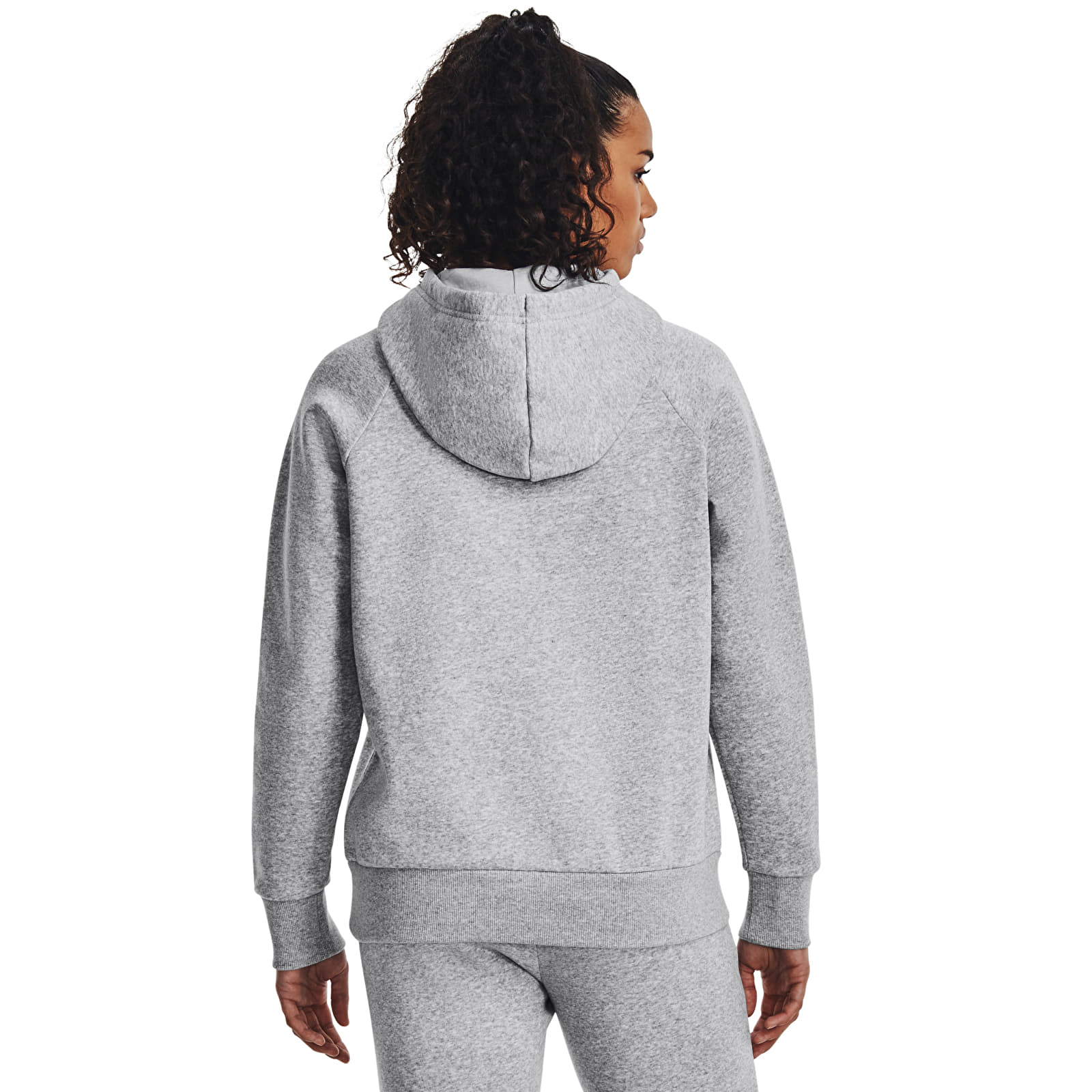 Bluzy z kapturem Under Armour Rival Fleece Hoodie Mod Gray Light Heather/ White