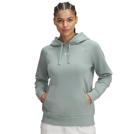 Under Armour Rival Fleece Hoodie Silica Green/ White