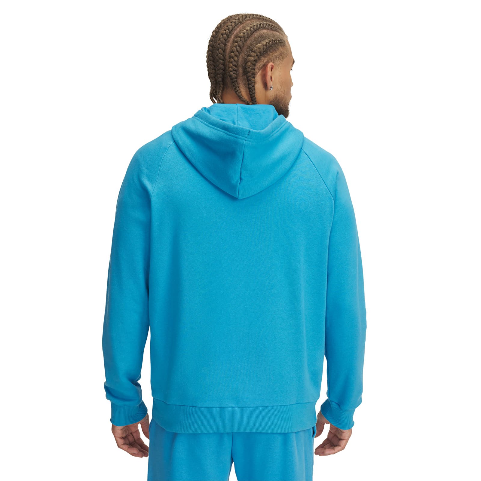 Meeste kapuutsiga dressid Under Armour Rival Fleece Hoodie Ether Blue/ White