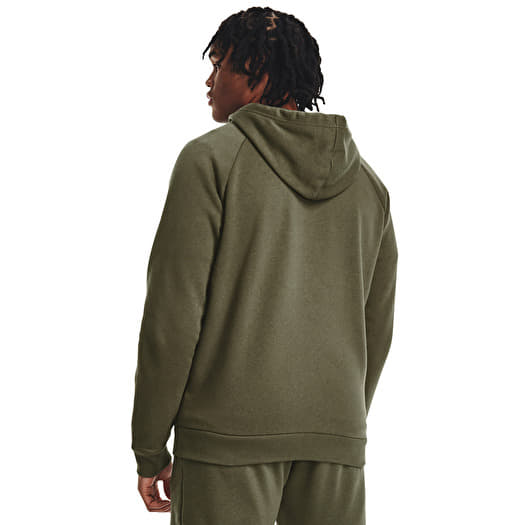 Men's hoodies Under Armour Rival Fleece FZ Hoodie Marine OD Green
