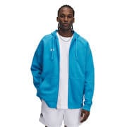 Under Armour Rival Fleece FZ Hoodie Ether Blue/ White