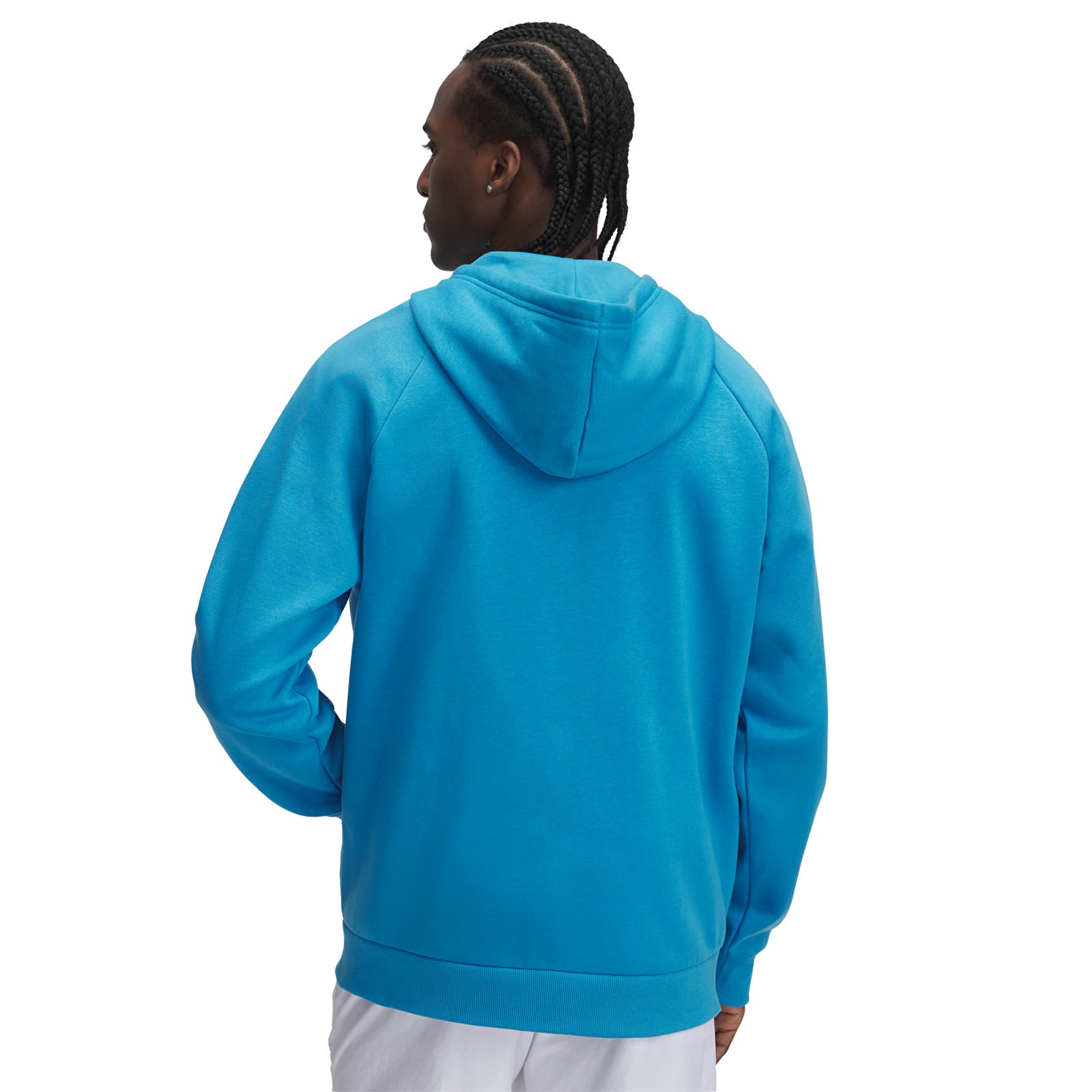 Bluzy z kapturem Under Armour Rival Fleece FZ Hoodie Ether Blue/ White