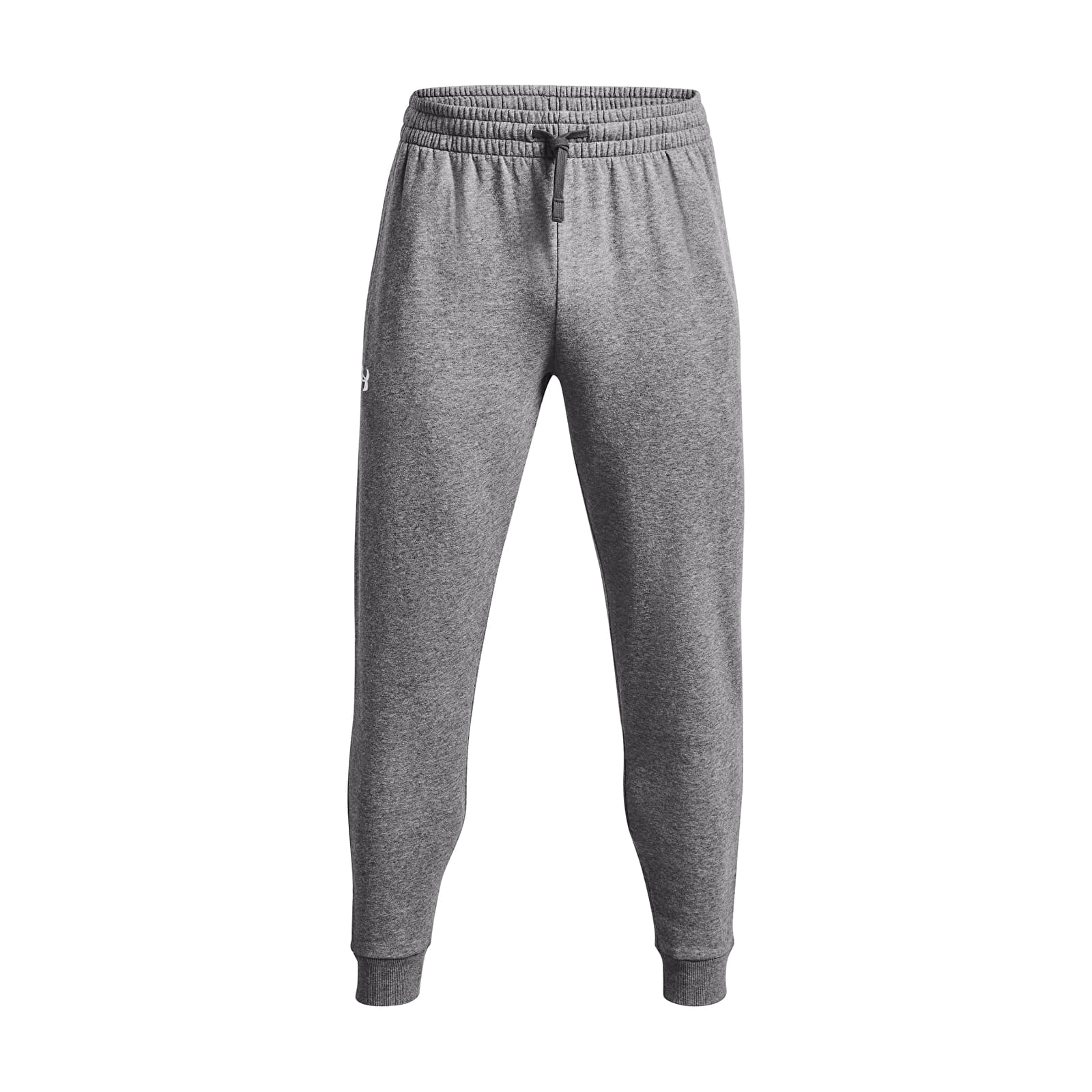 Bukser til mænd Under Armour Rival Fleece Joggers Castlerock Light Heather/ White
