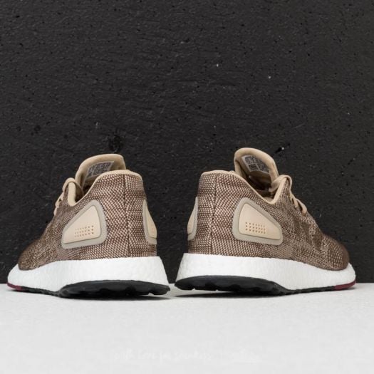 Adidas men's pure boost dpr running shoes  khaki/white outlet