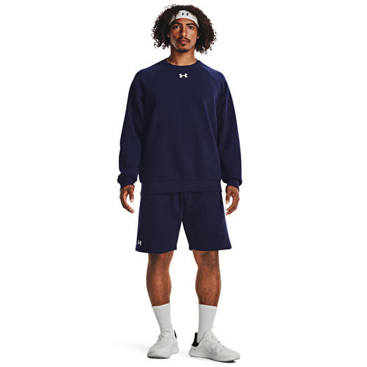 Men's shorts Under Armour Rival Fleece Shorts Midnight Navy/ White