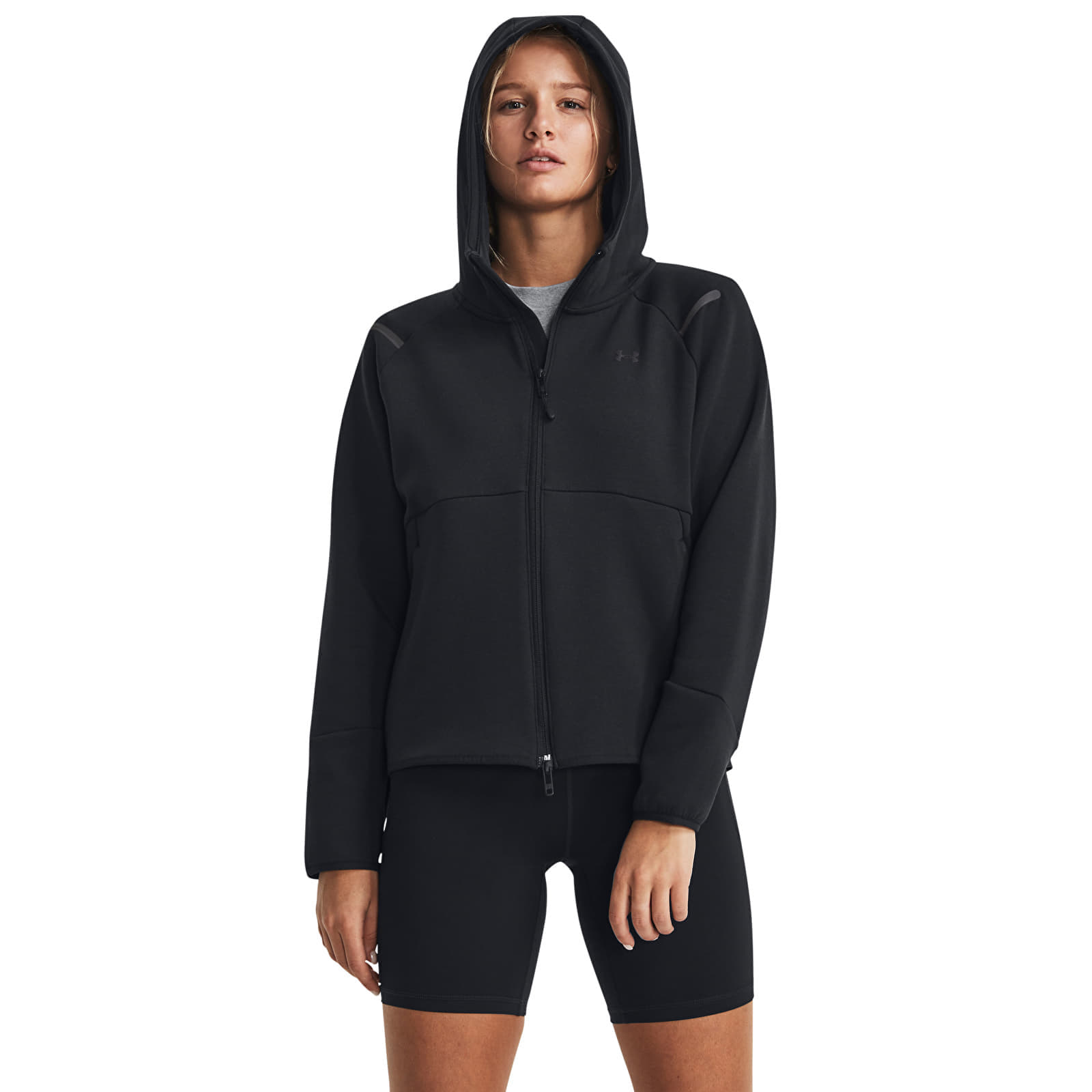 Sweatshirt Under Armour Unstoppable Fleece FZ Black/ Black M
