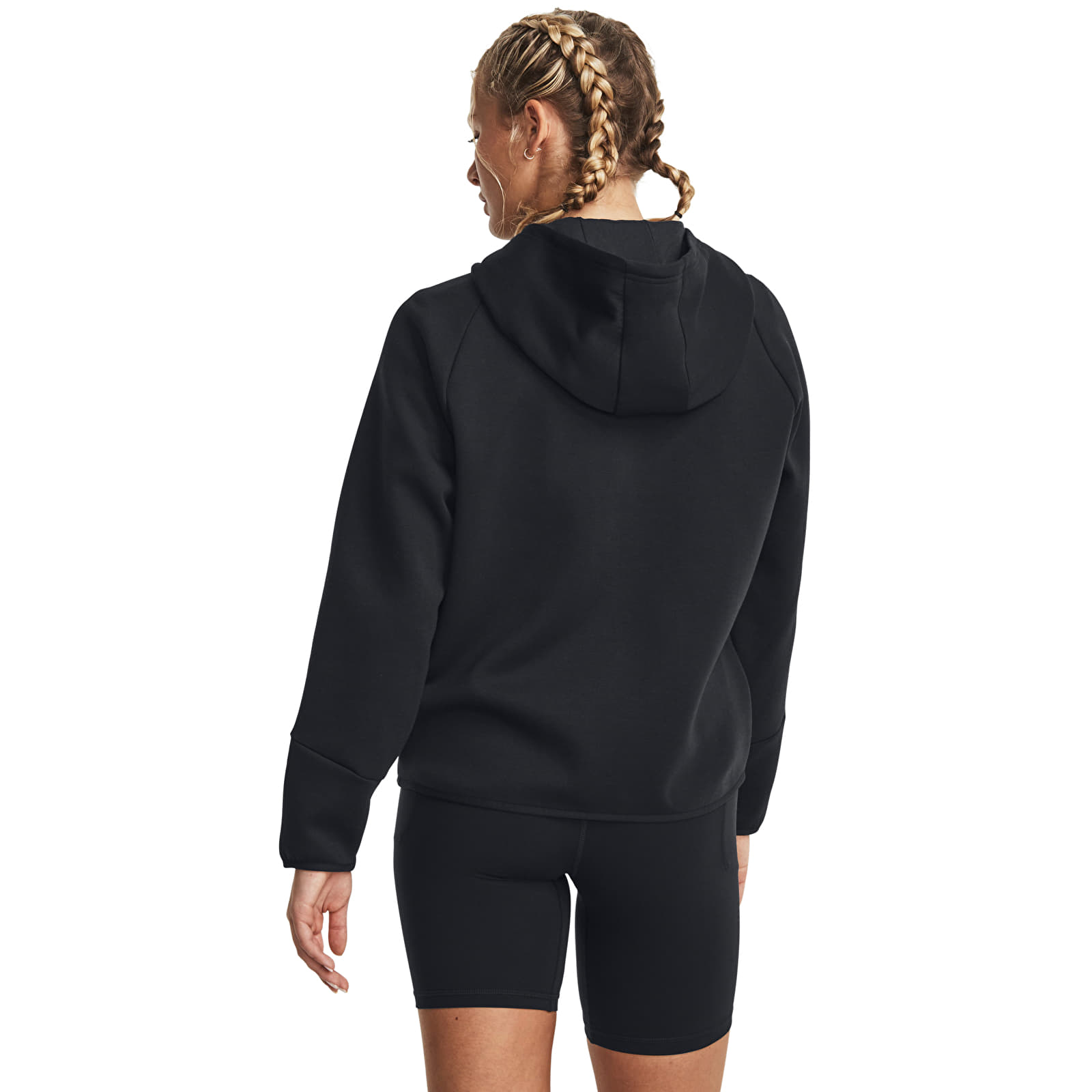 Hættetrøjer til kvinder Under Armour Unstoppable Fleece FZ Black/ Black