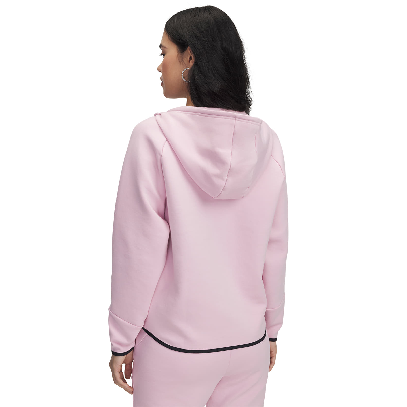 Hættetrøjer til kvinder Under Armour Unstoppable Fleece FZ Prime Pink/ Black