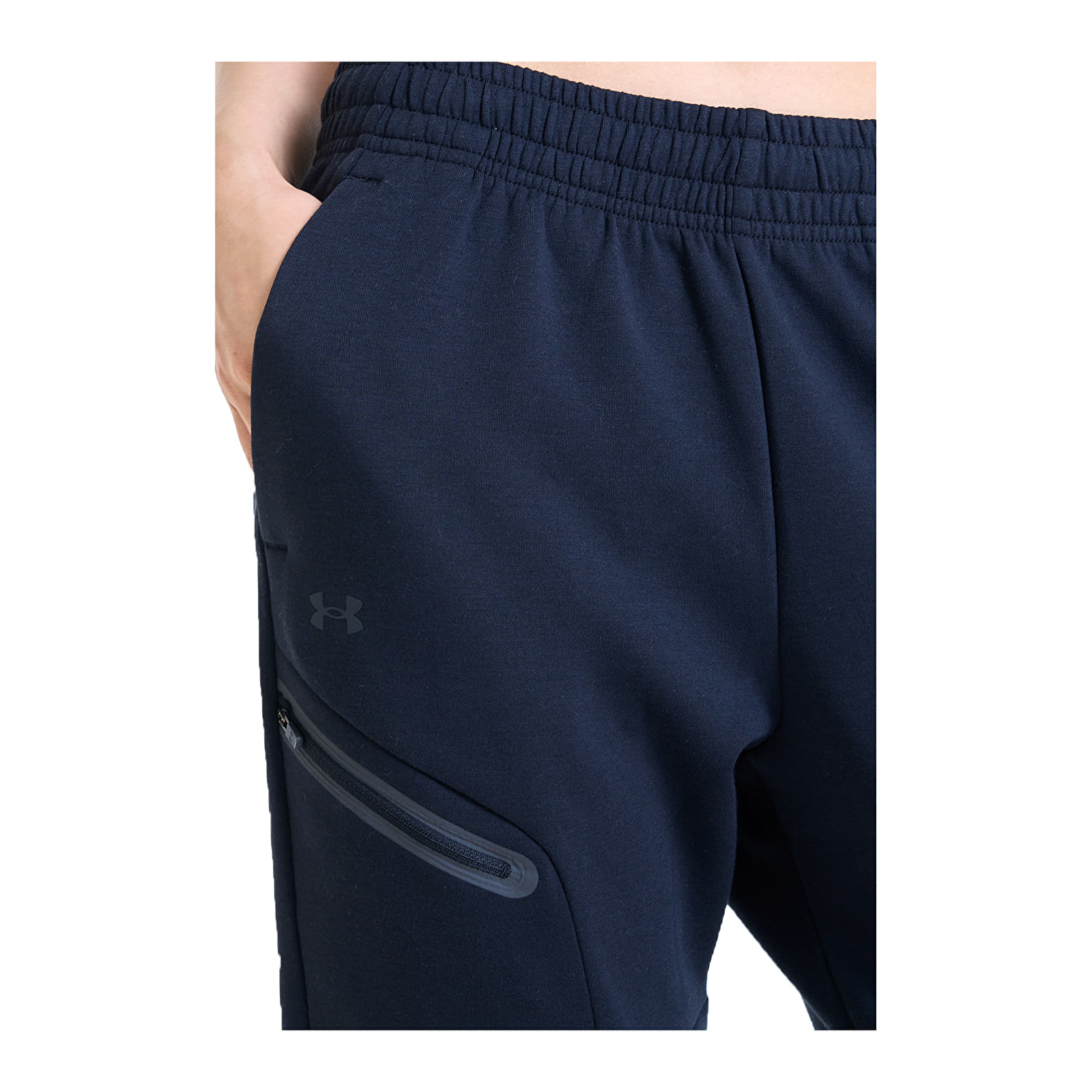 Women's trousers Under Armour Unstoppable Fleece Jogger Black/ Black