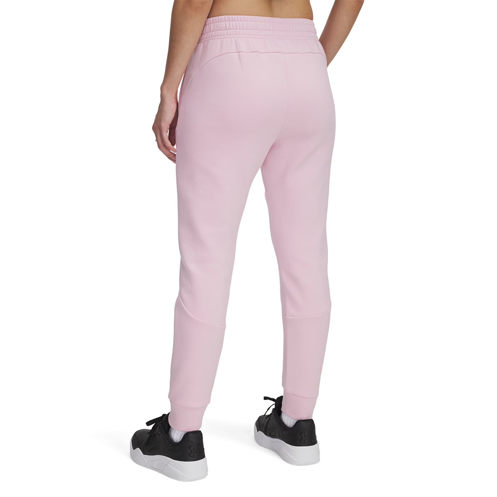 Pantaloni de damă Under Armour Unstoppable Fleece Jogger Prime Pink/ Black