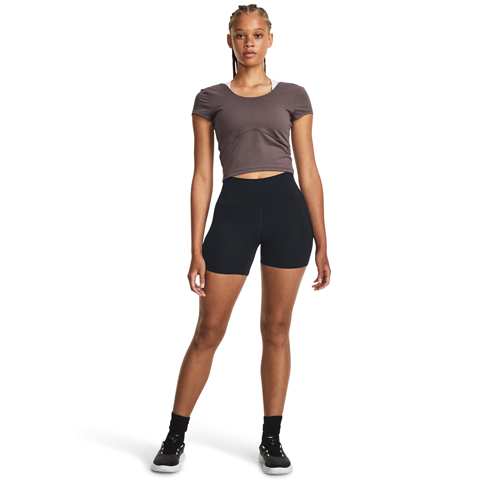 Női sortok Under Armour Meridian Middy Black/ Black