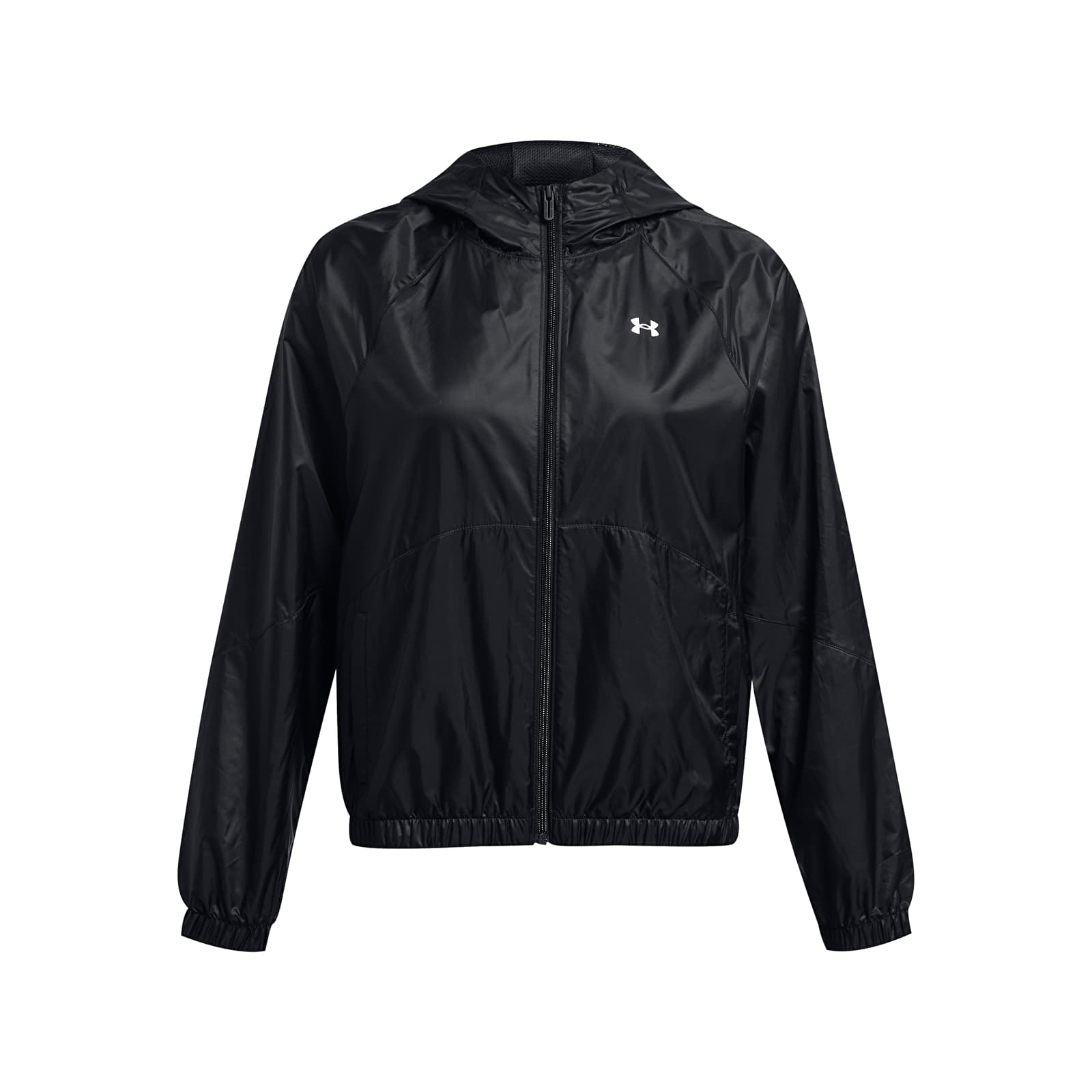 Naiste jakid Under Armour Rival Sport Windbreak Jacket Black/ White