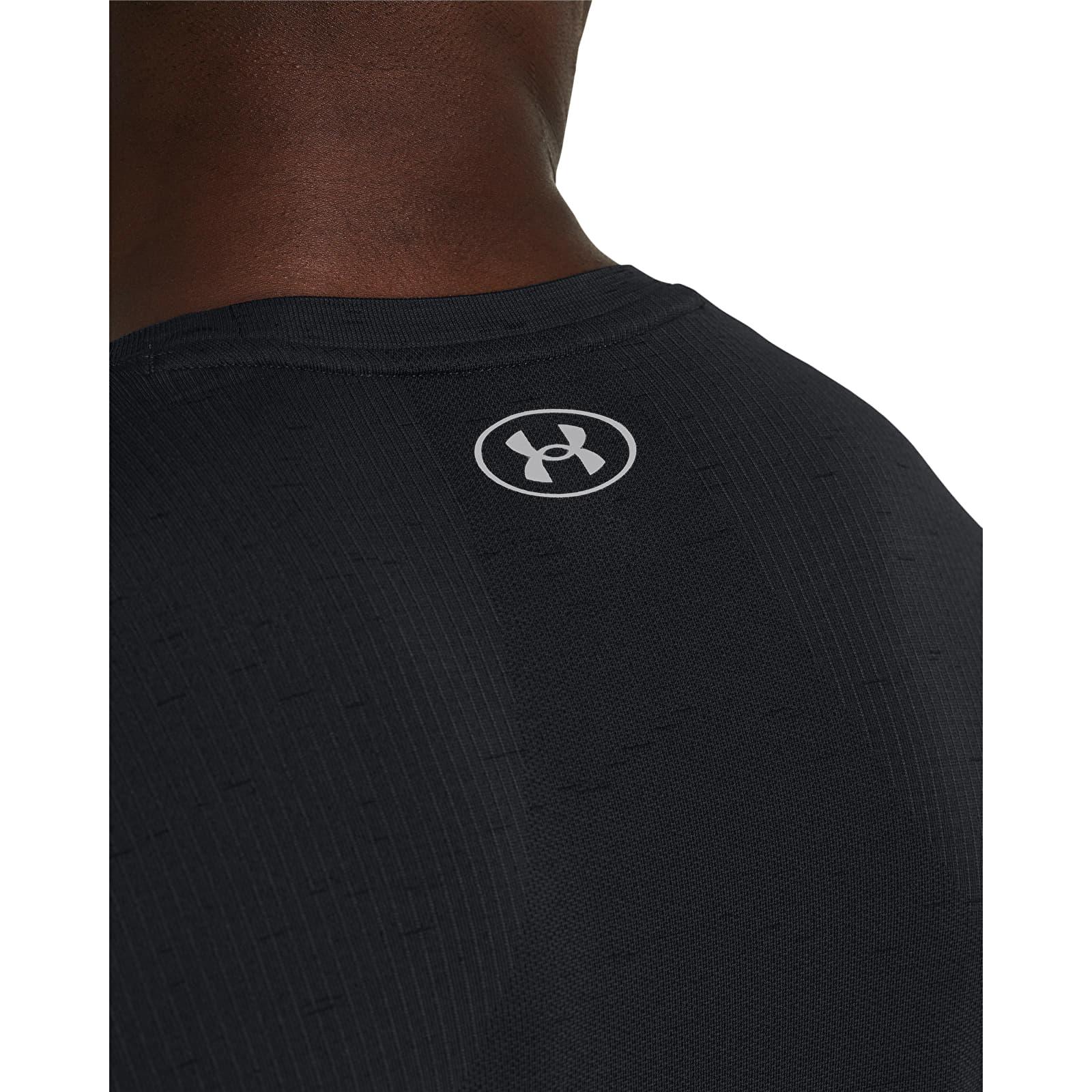 Férfi pólok Under Armour Vanish Seamless SS Tee Black/ Mod Gray