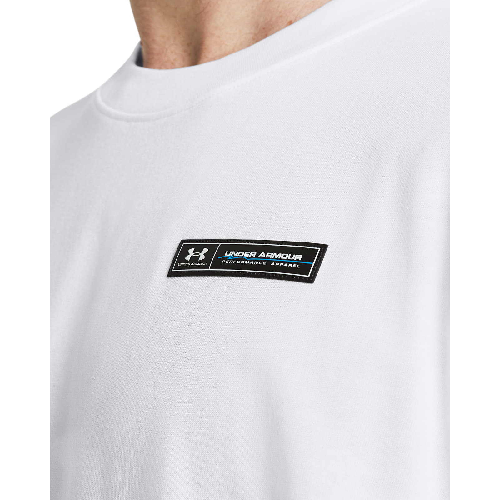 Männer T-Shirts Under Armour HW ARMOUR LABEL SS Tee White/ Black