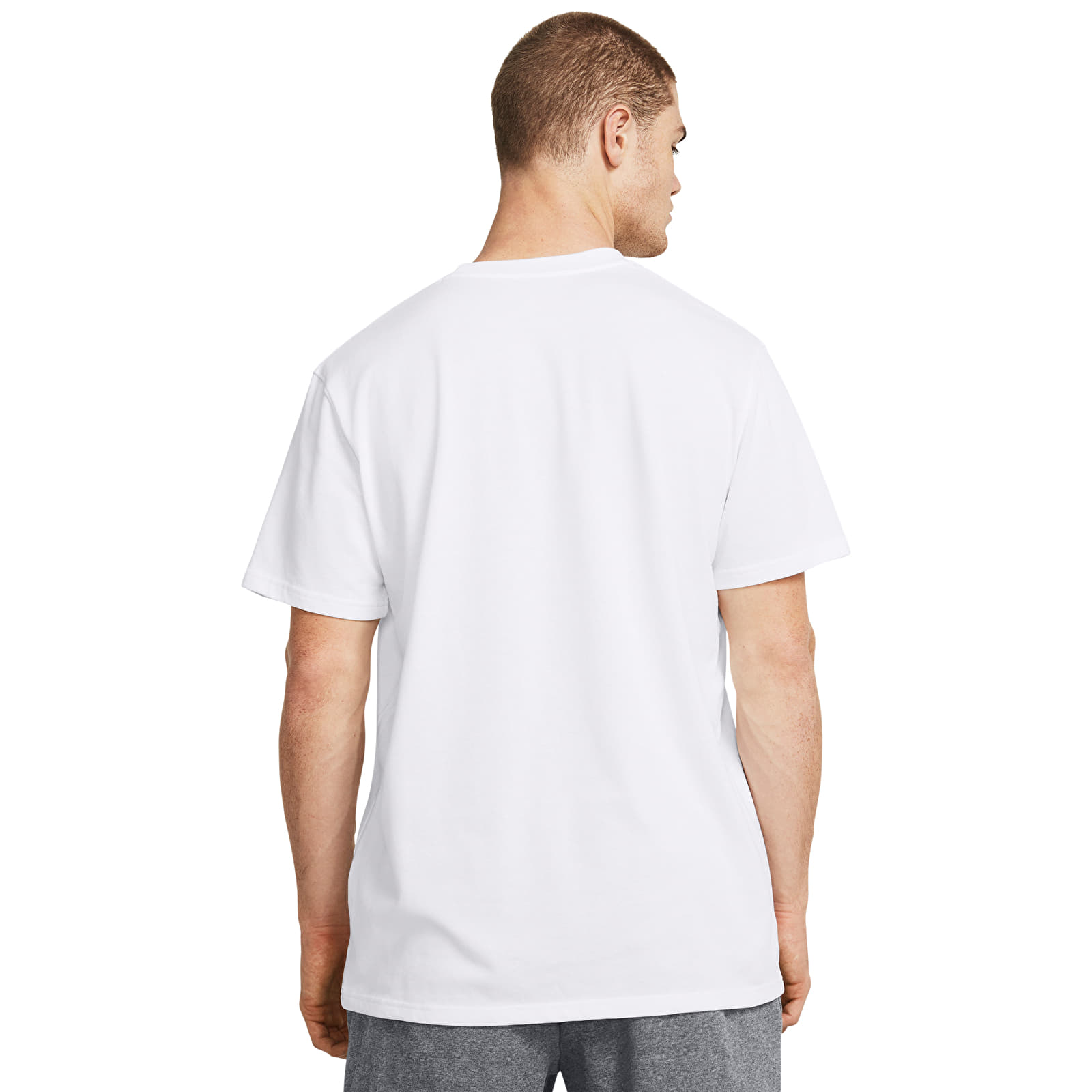 Männer T-Shirts Under Armour HW ARMOUR LABEL SS Tee White/ Black