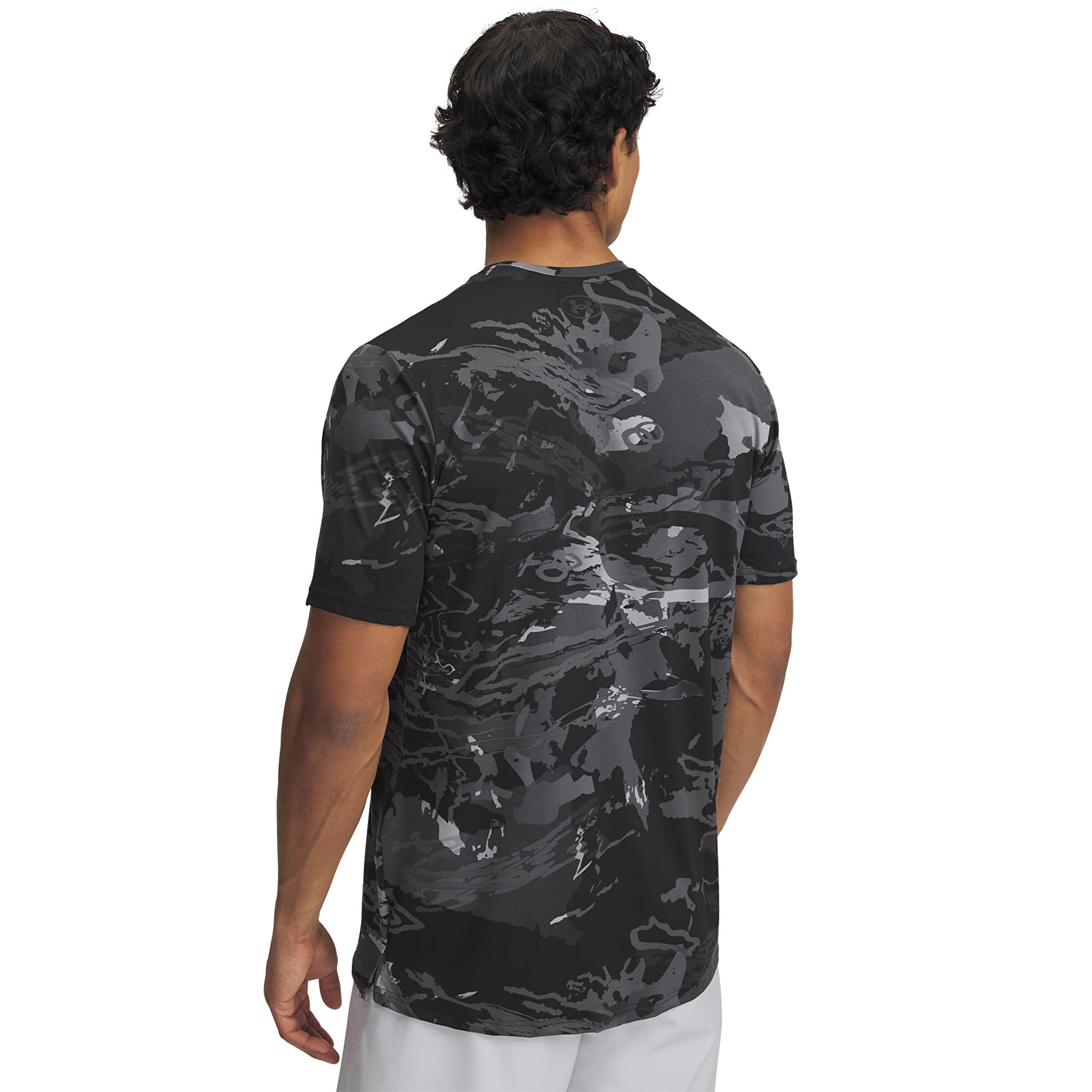 Férfi pólok Under Armour Vanish Energy Printed SS Tee Black/ Anthracite/ Black