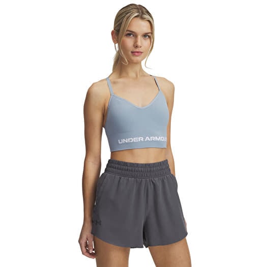 Under Armour Vanish Seamless Low Bra Harbor Blue/ White