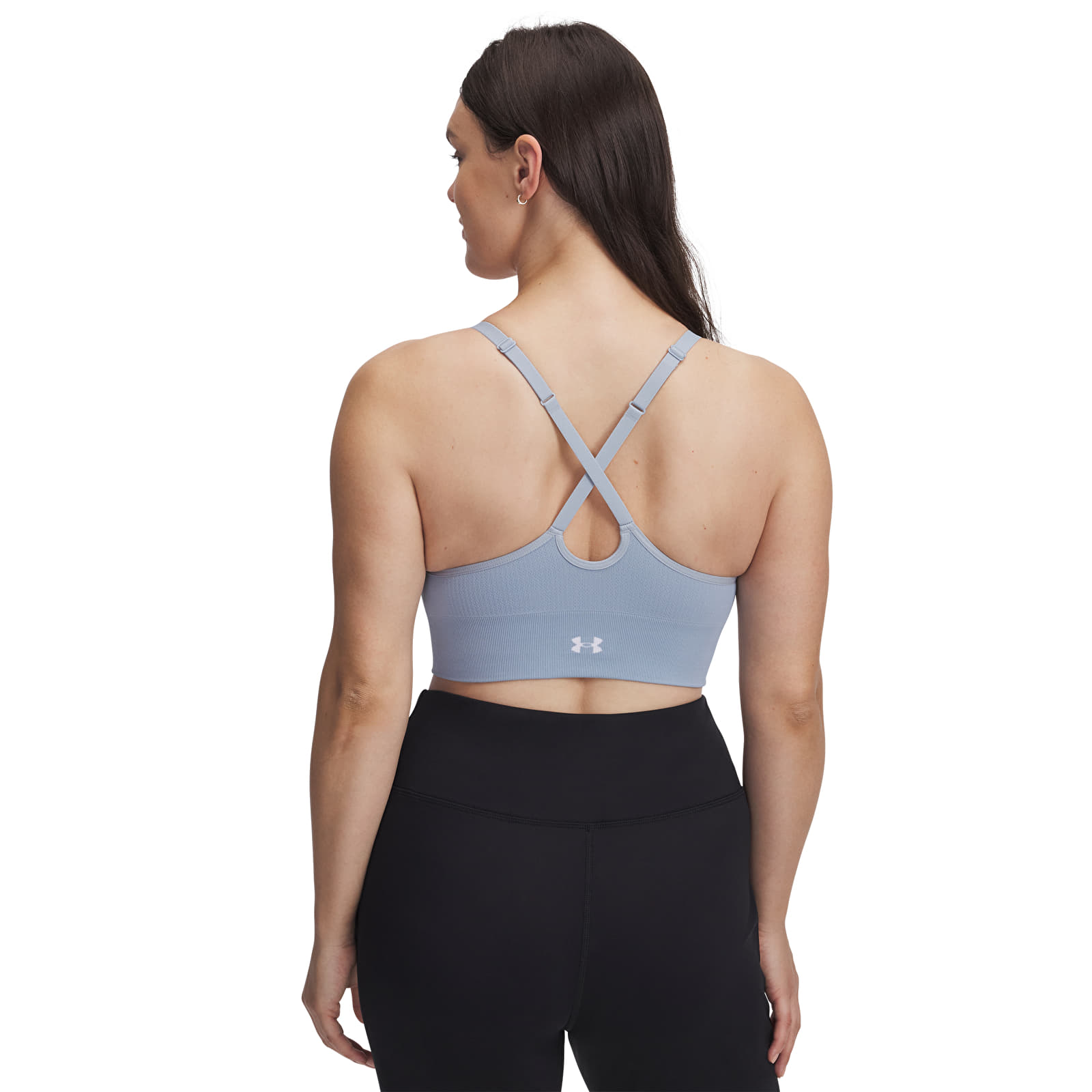 Soutien-gorge  Under Armour Vanish Seamless Low Bra Harbor Blue/ White