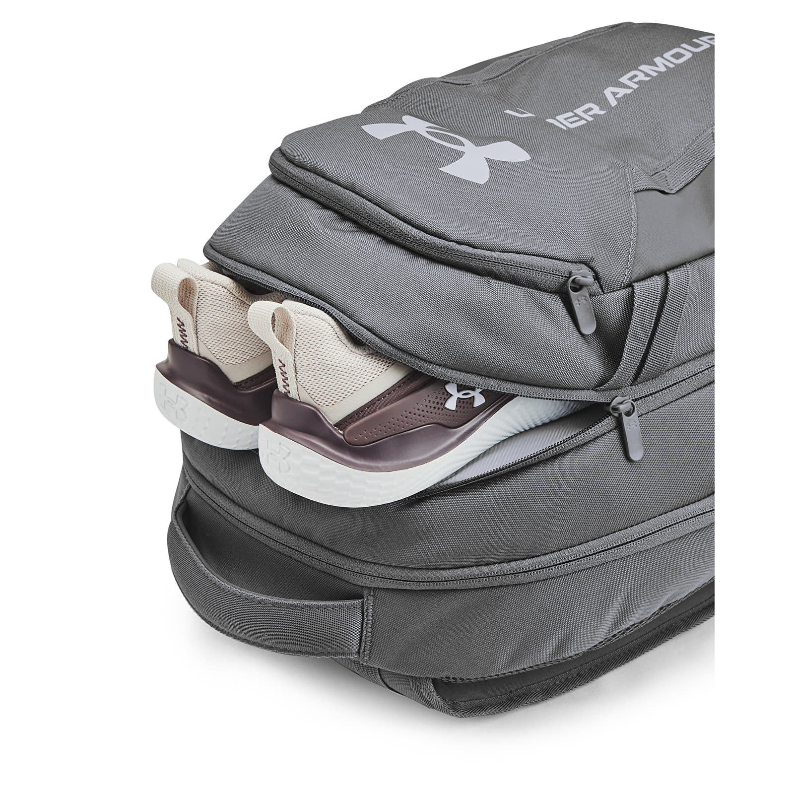 Men's backpacks Under Armour Hustle 6.0 Backpack Castlerock/ Steel