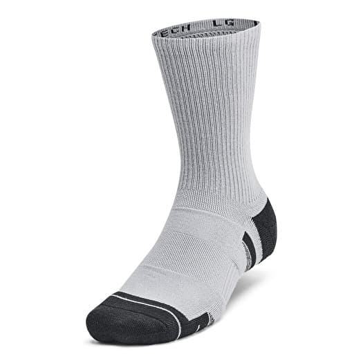 Under Armour Unisex Under Armour Perf Tech 6-Pack Crew Mod Gray/ Mod Gray/ Jet Gray