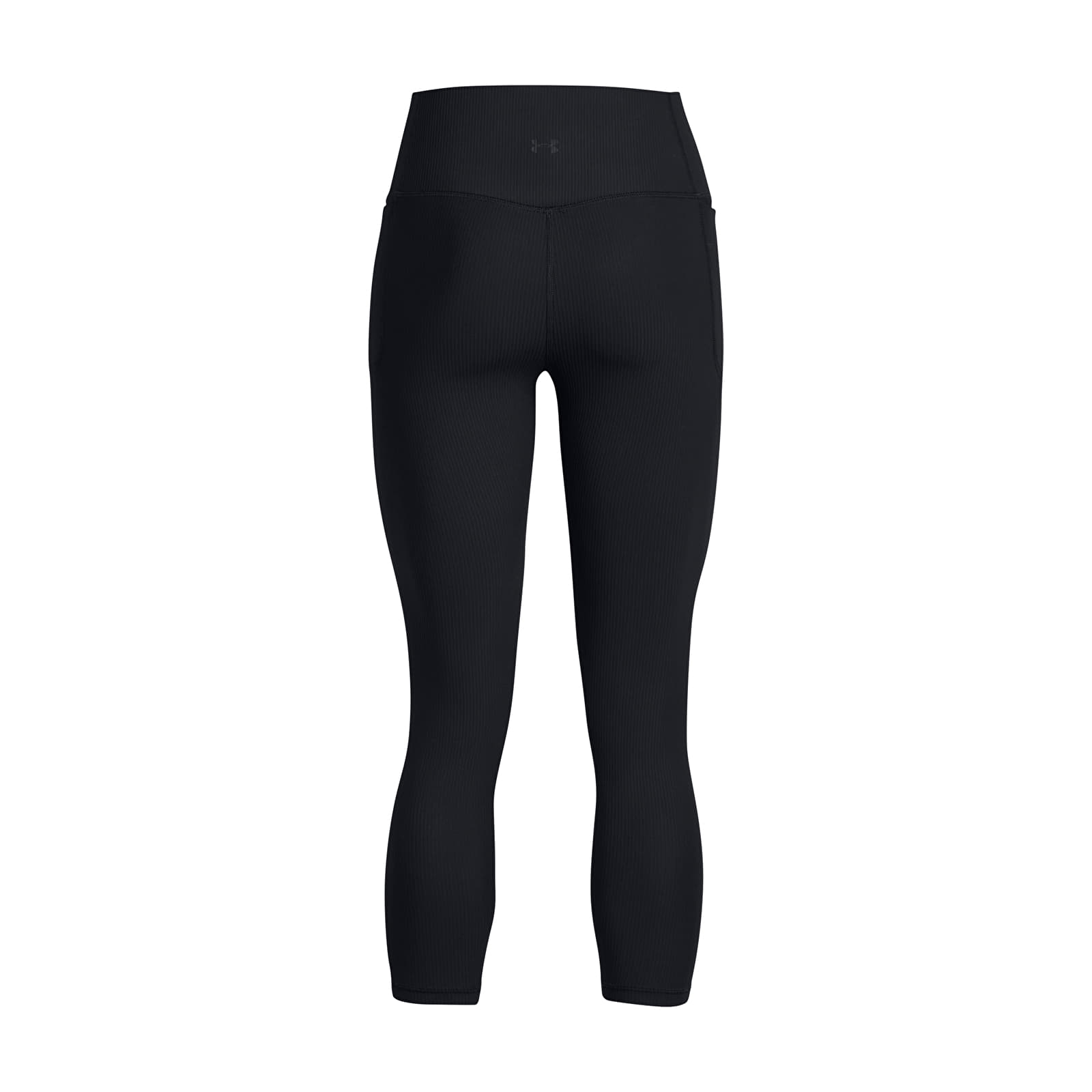 Women's leggings Under Armour Meridian Rib Ankle Leg Black/ Black