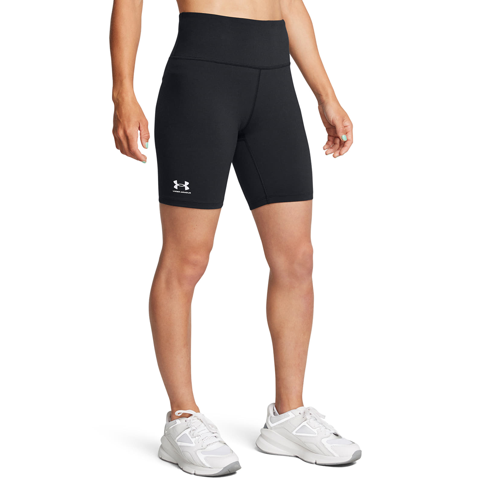 Shorts femme Under Armour Rival 7in Short Black/ White