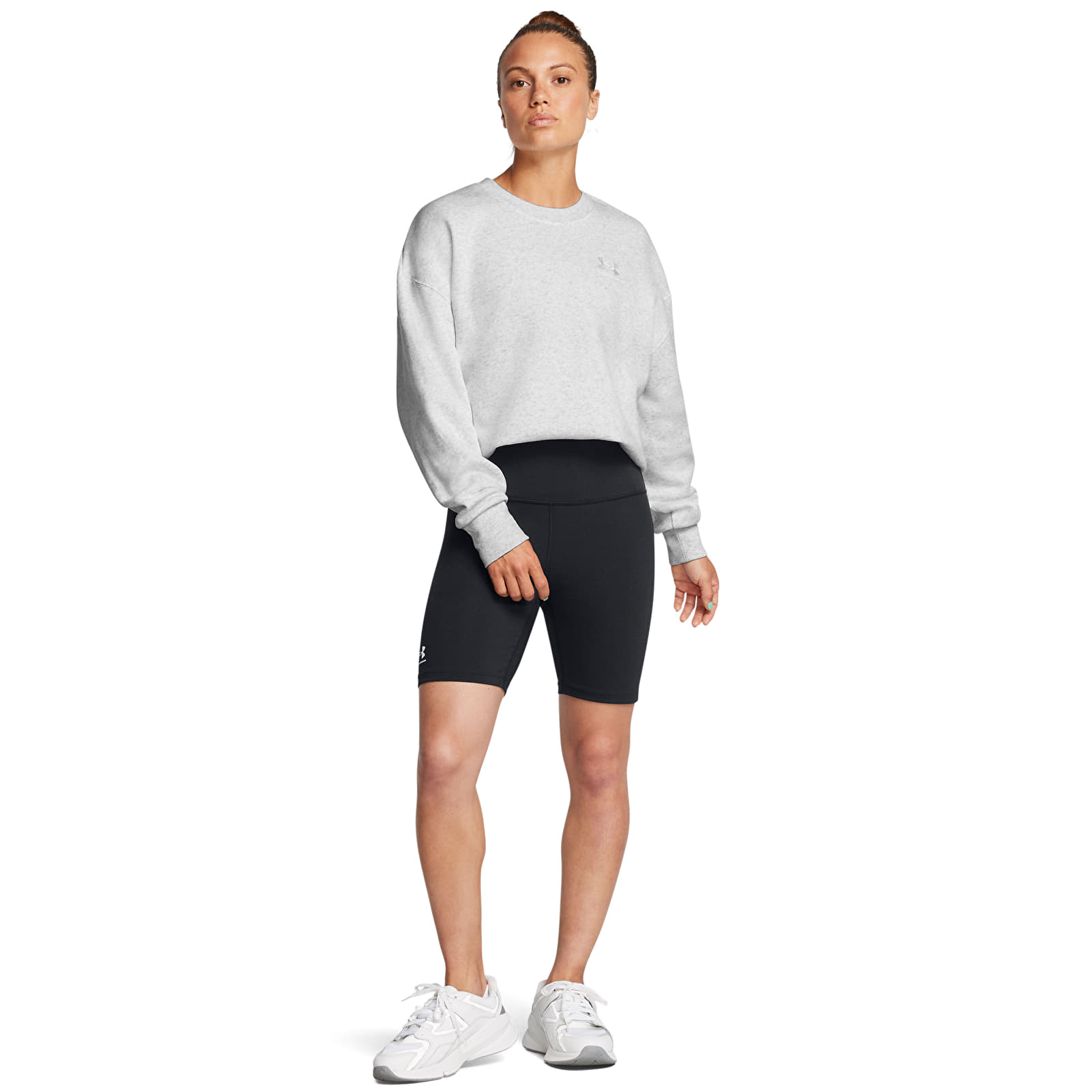 Shorts femme Under Armour Rival 7in Short Black/ White