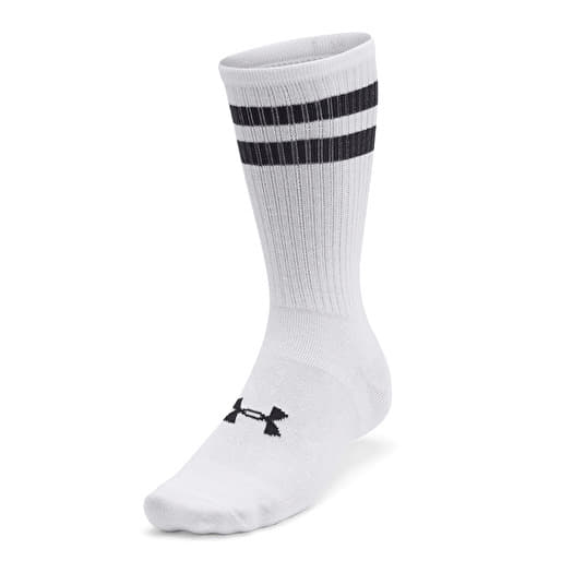 Under Armour Essential 6-Pack Crew White/ White/ Black