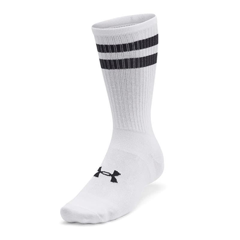 Under Armour Essential 6-Pack Crew White/ White/ Black