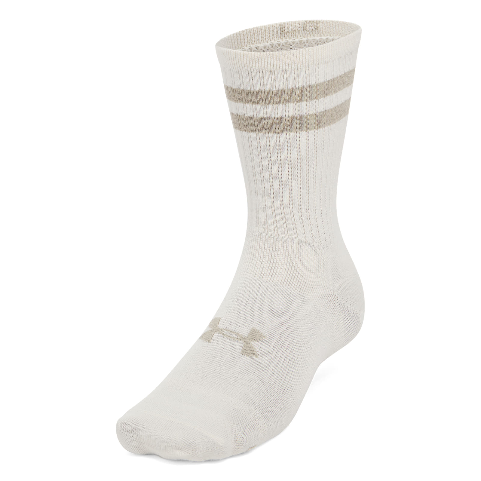 Socken - Männer Under Armour Essential 6-Pack Crew Stone/ Stone/ Timberwolf Taupe