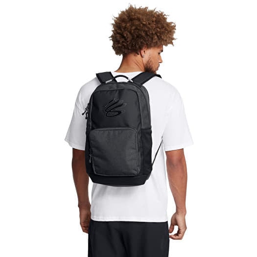 Under Armour Curry Splash Backpack Black/ Jet Gray Full Heather/ Black