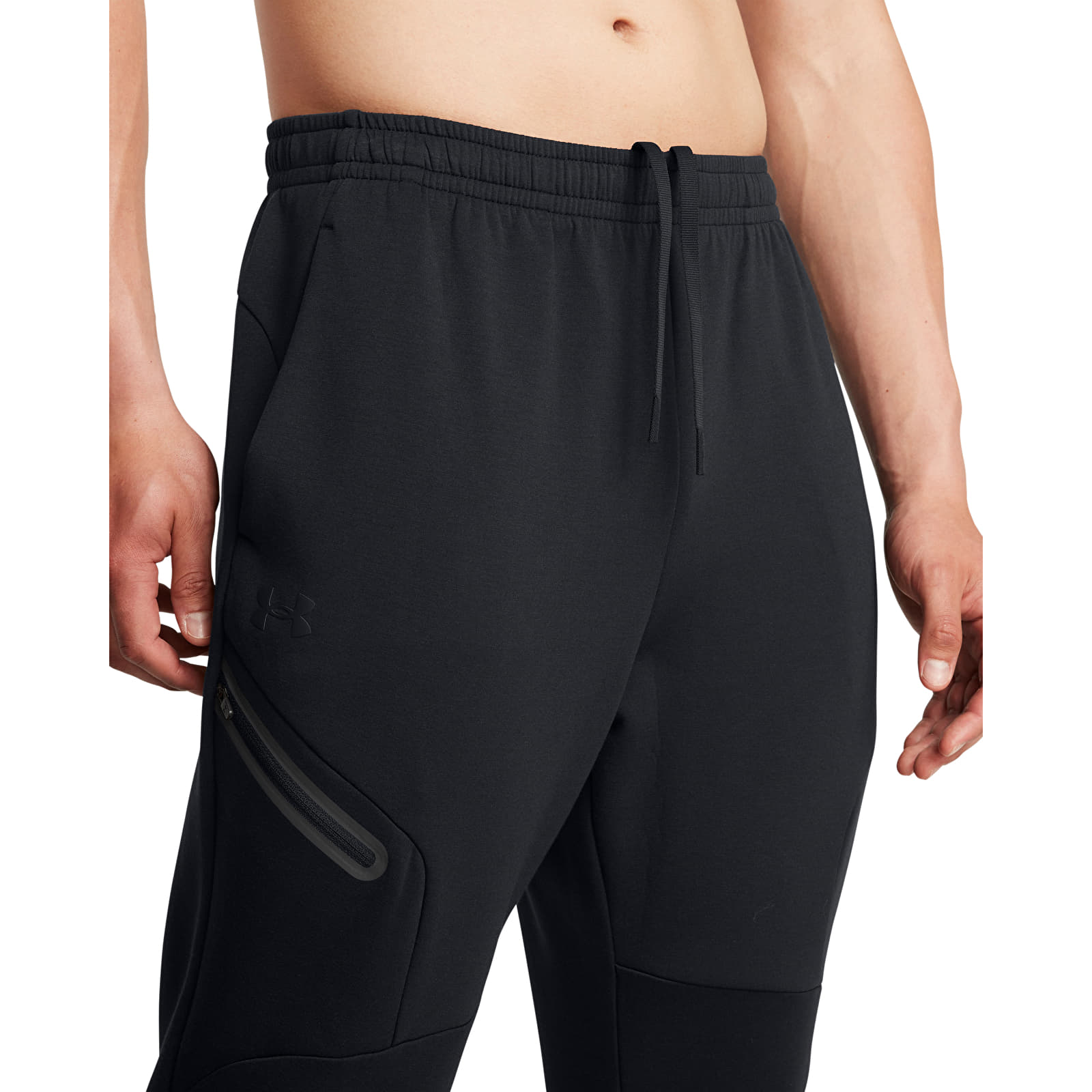 Miesten housut Under Armour Unstoppable Fleece Jogger EU Black/ Black