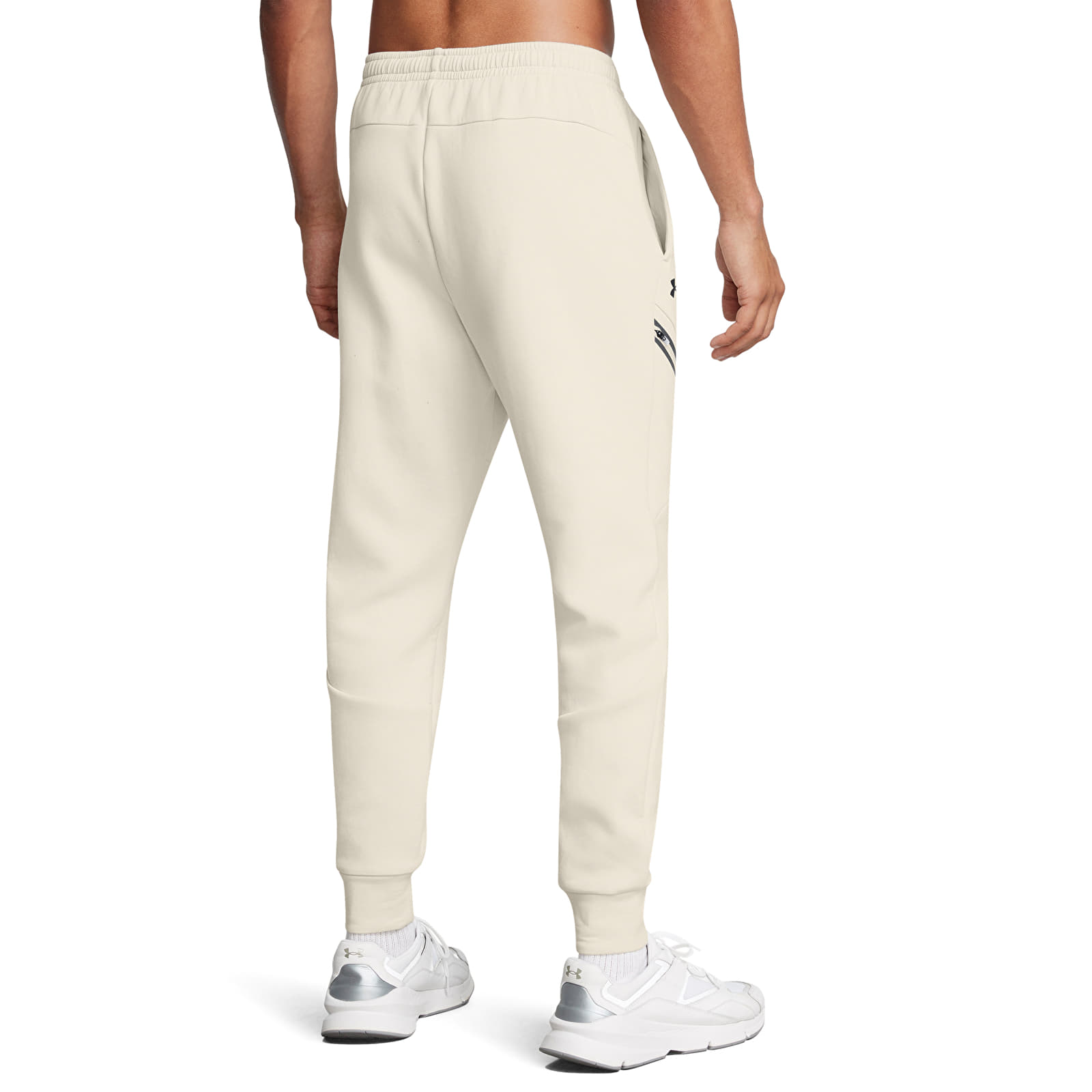 Spodnie Under Armour Unstoppable Fleece Jogger EU Summit White/ Black