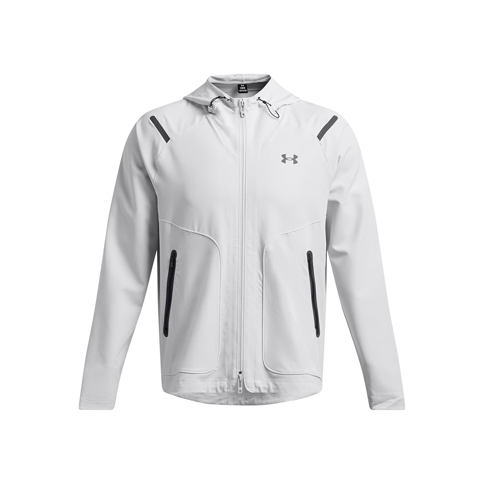 Pánské bundy Under Armour Unstoppable Jacket LC Halo Gray/ Black