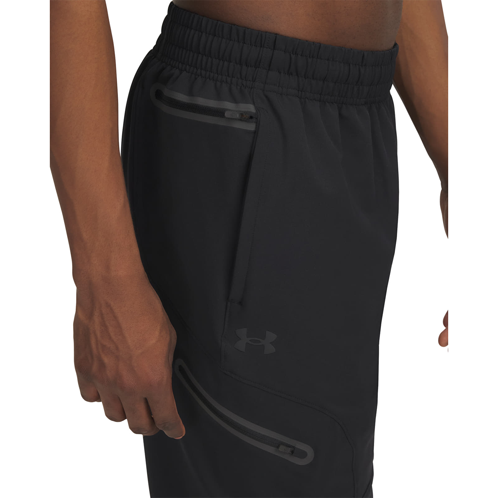 Byxor för män Under Armour Unstoppable Cargo Pant Black/ Black