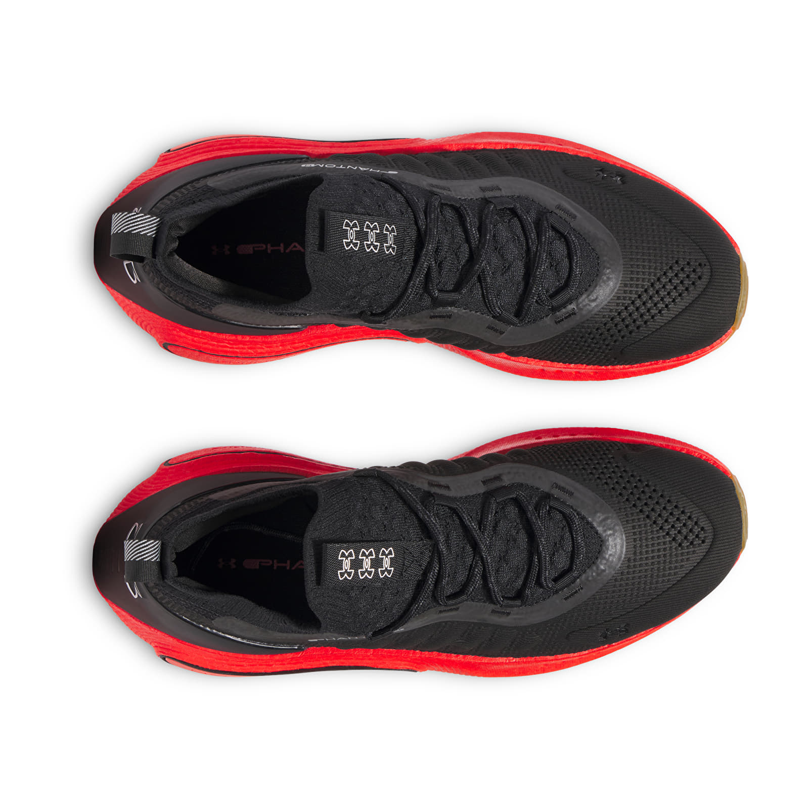 Men's shoes Under Armour Phantom 4 Black /Lava Red /Metallic Silver