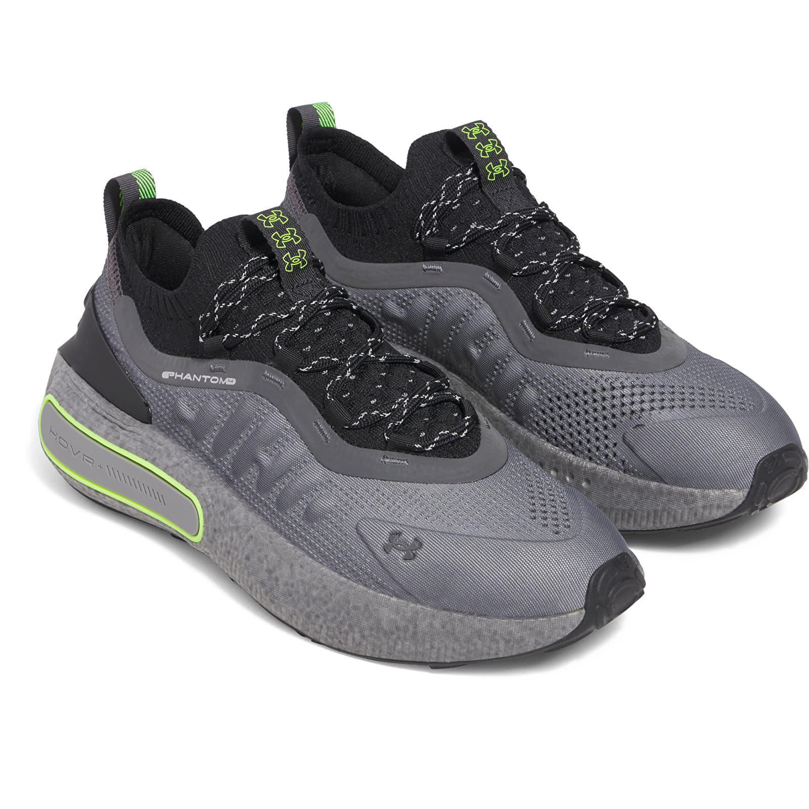 Men's shoes Under Armour U Phantom 4 RFLCT Castlerock /Black /Hyper Green