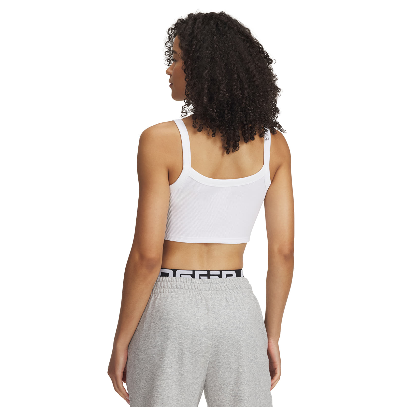 Дамски потници Under Armour Rival Rib Baby Tank White/ White