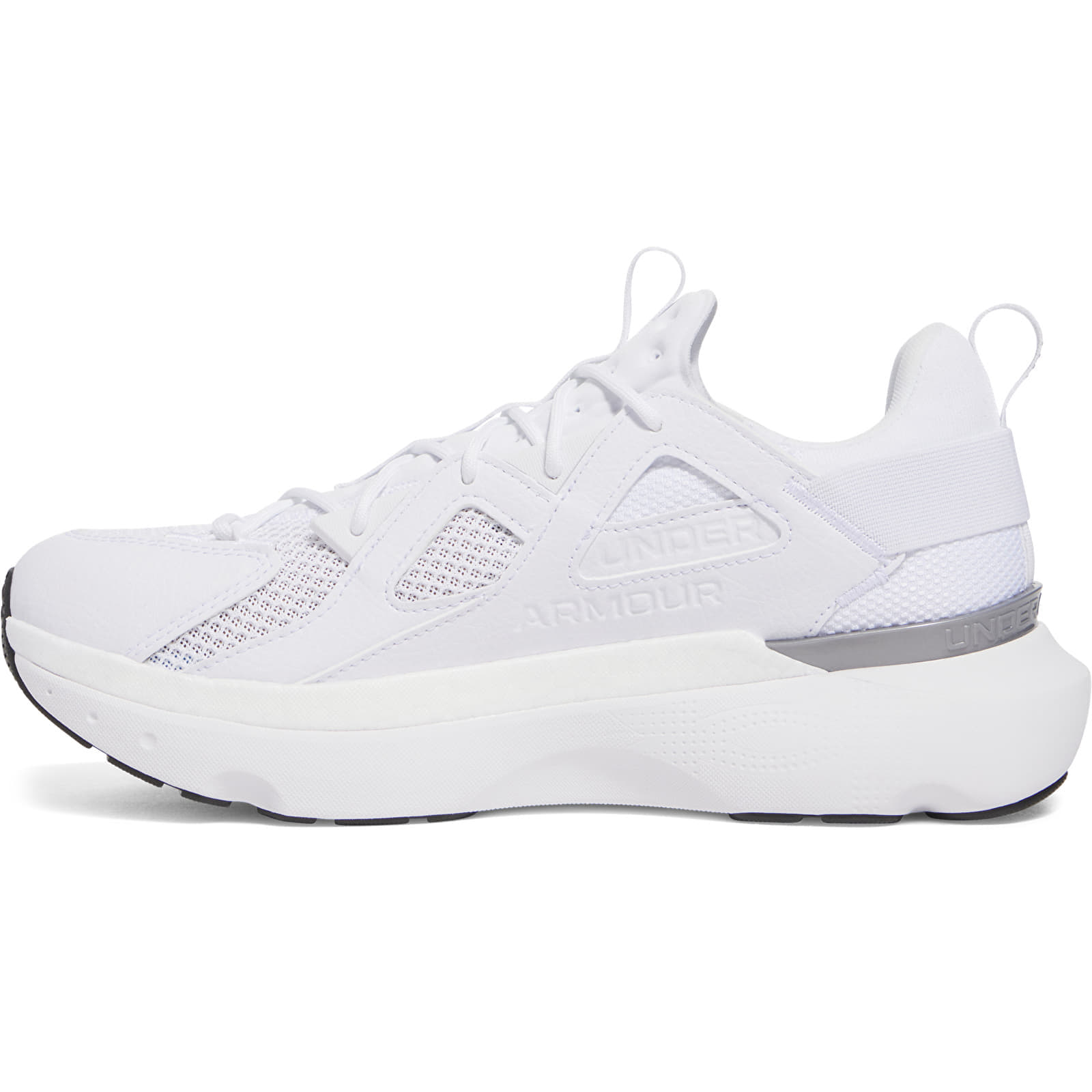 Levně Tenisky Under Armour Infinite MVMNT SE White /White /Metallic Silver