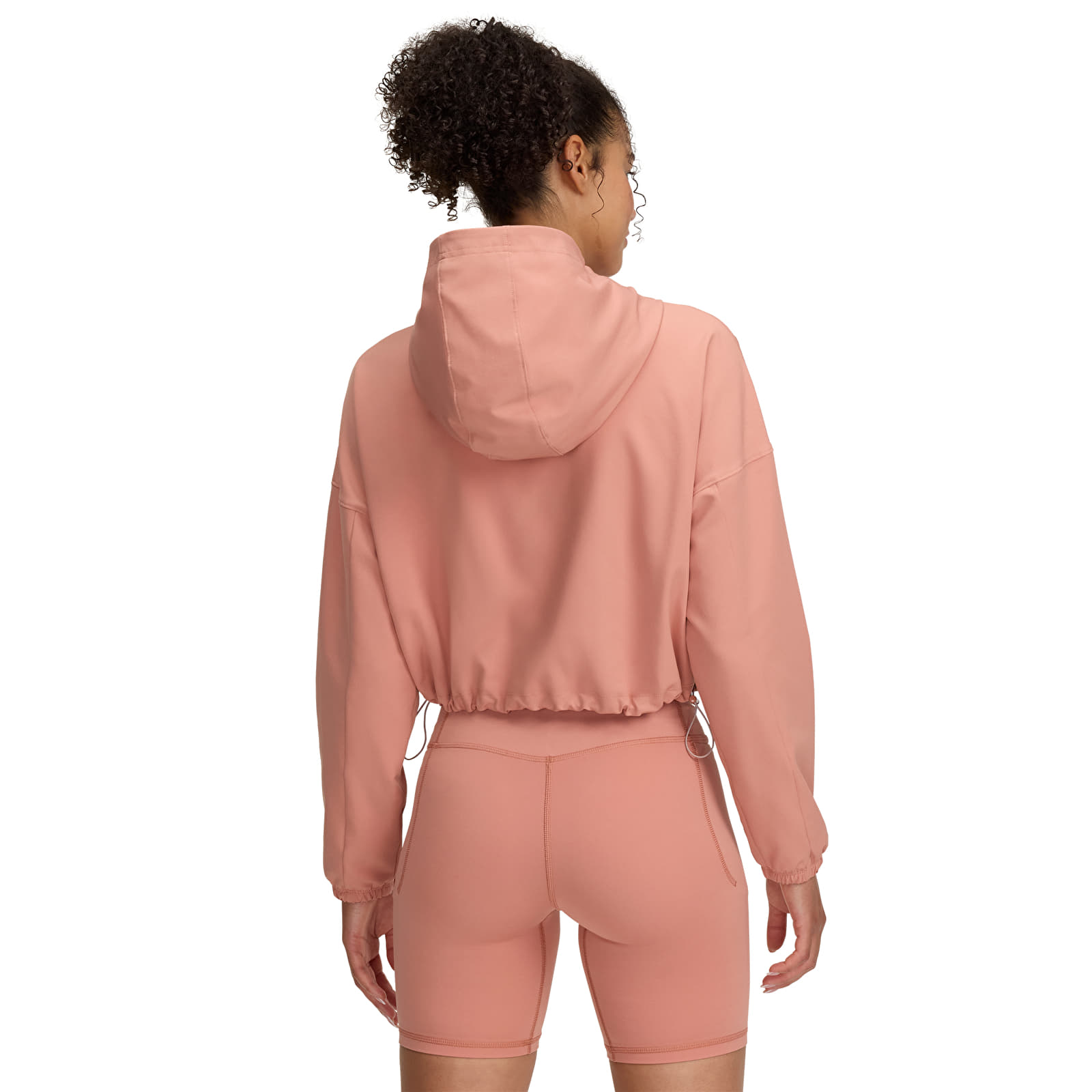 Női kabátok Under Armour Unstoppable Woven Hooded Jacket Canyon Pink/ Black