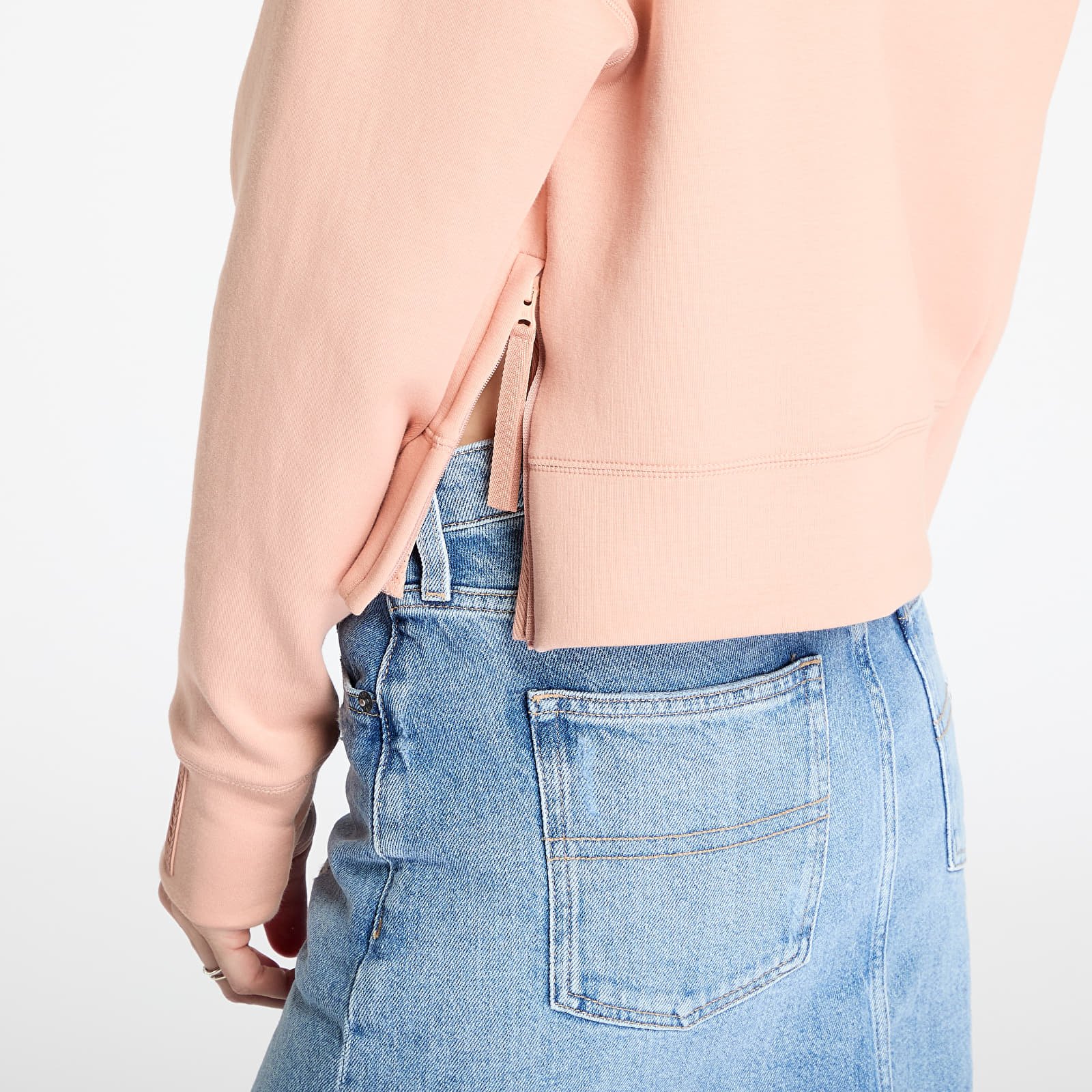 Hættetrøjer til kvinder LACOSTE Double Face Sweatshirt Latte
