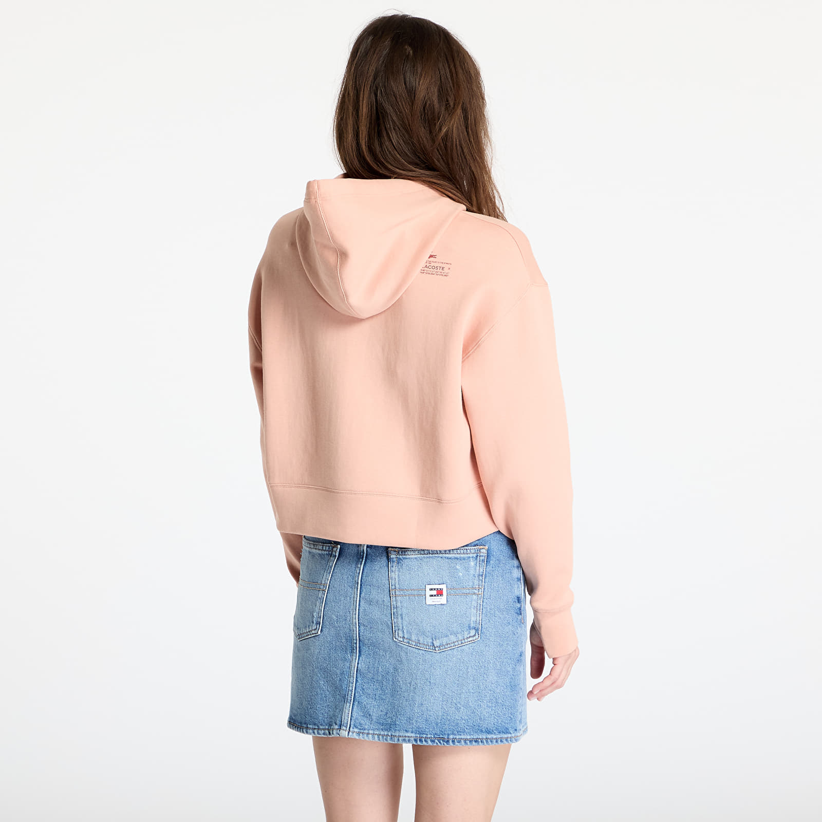Hættetrøjer til kvinder LACOSTE Double Face Sweatshirt Latte