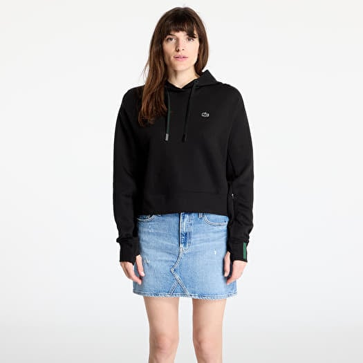 LACOSTE Double Face Sweatshirt Black