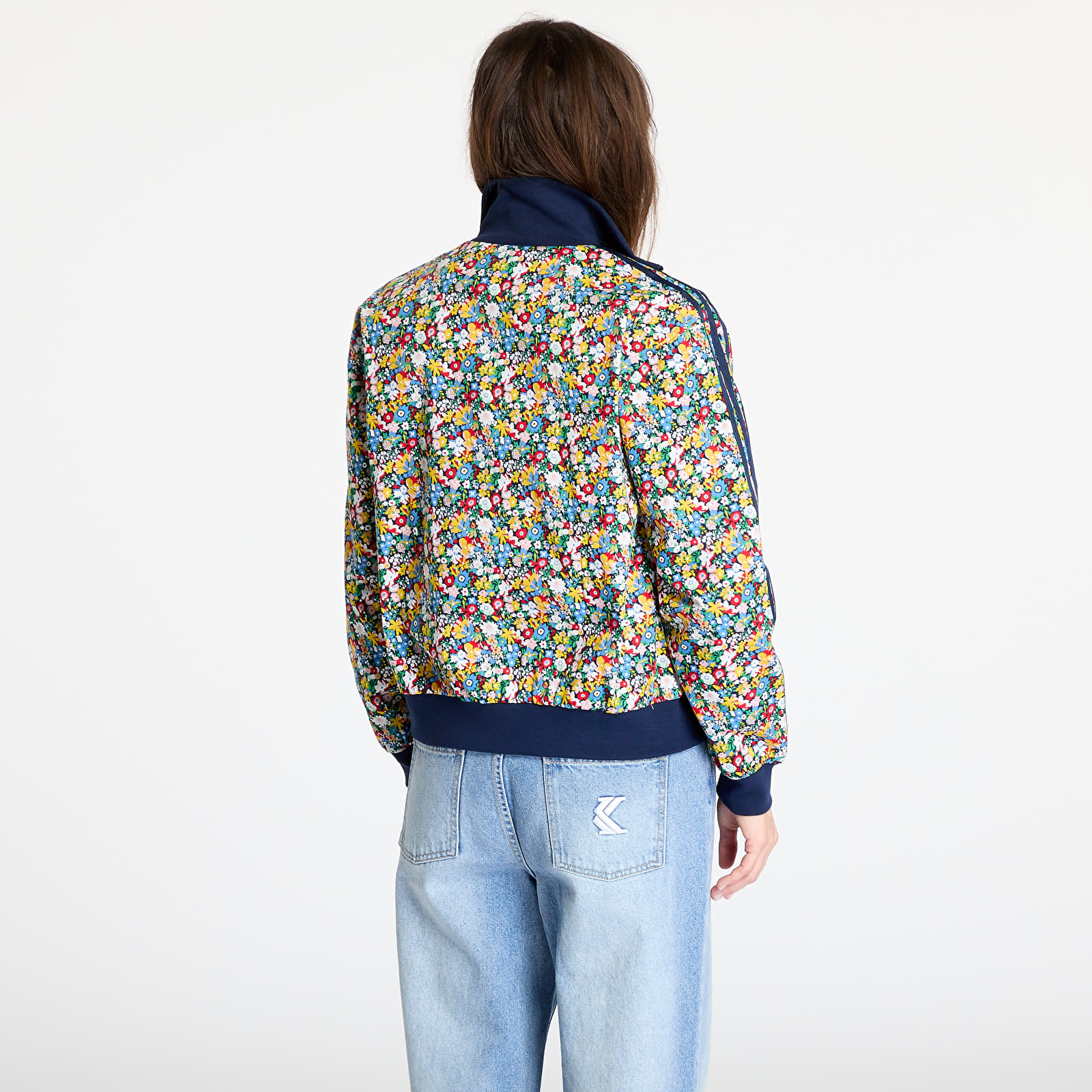 Dámske mikiny adidas Originals X Liberty London Tracktop Multicolor/ Night Indigo
