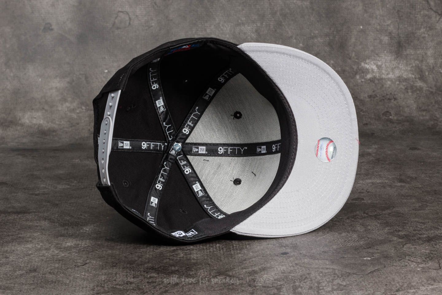 Caps New Era 9Fifty MLB Cotton Block New York Yankees Cap Black/ Grey/ White