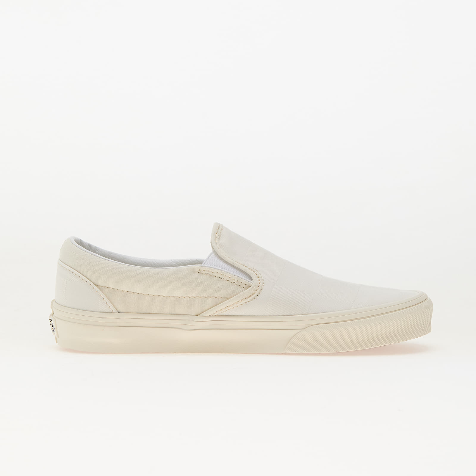 Pánske tenisky a topánky Vans Classic Slip-On Mono Checkerboard White