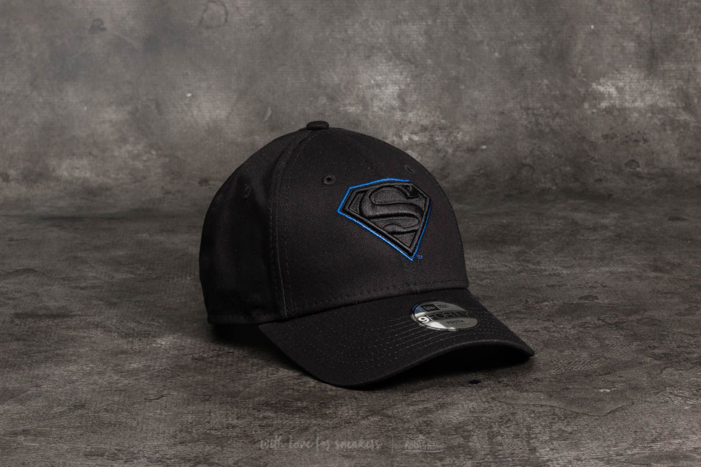 Strapback New Era 9Forty Youth Char Outl Superman Cap Black
